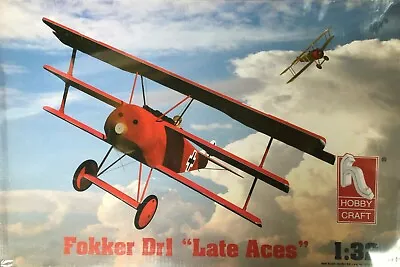 Hobbycraft Fokker Dr1  Late Aces  Factory Sealed 1/32  • $71.76