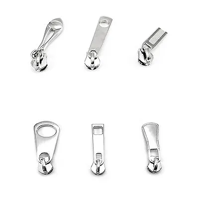 £2.89 • Buy Slider Pull #5 For Metal Chain Zip Zipper Puller Repair Replace Kit
