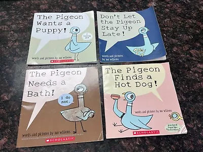 4 Mo Willems Pigeon Preschool Kindergarten 1st Grade Paperback Book Lot • $14.99
