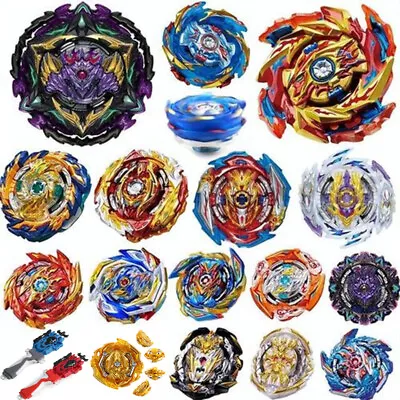 Beyblade Burst Metal Starter Spinning Top Metal Gyro Bayblade Launcher Kids Gift • $6.85