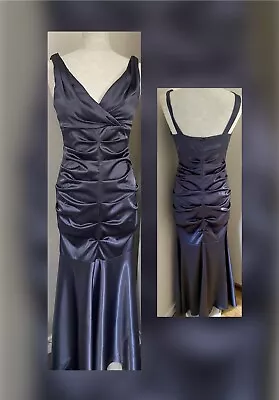 Exquisite Xscape Joanna Chen Blue Evening  Gown /Bridesmaid Dress Size 6 • £22.50