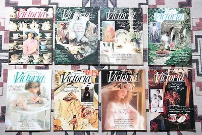 Lot Of 8 VTG 1990-92 Victoria Bliss Magazines Decorating Traveling Entertaining • $29.99