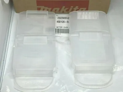 4X Makita Battery Protective Plastic Safety Dust Cover Fits 450128-8 • £6.96