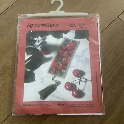 £10.99 • Buy Royal Paris Anchor Counted Cross Stitch Signet Cherry Bookmark 9886801-00119 New