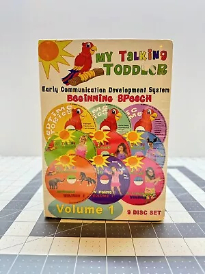 My Talking Toddler Beginning Speech Development System 9 Disc Set Vol 1 (NEW) • $12