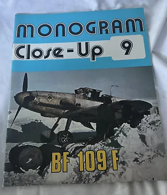 Monogram Close-up 9 BF 109F Book  • $13.50