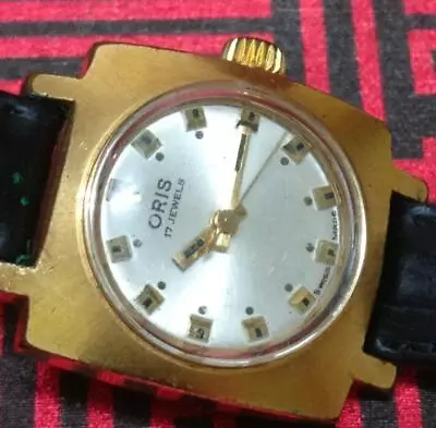 Rare Vintage Oris Silver Dial Ladies Manual Winding Watch (TP355) • $196.33