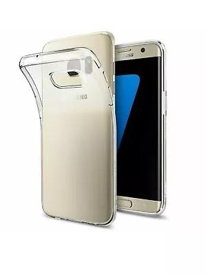 Ultra Thin Case For Samsung Galaxy S7 Edge Gel TPU Cover Clear Soft Back • £1.80