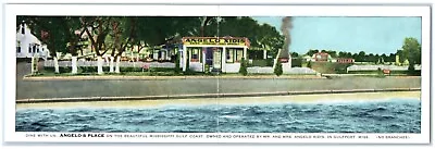 C1930 Angelo's Place Mississippi Gulf Coast Xidis Gulfport Mississippi Postcard • $19.95