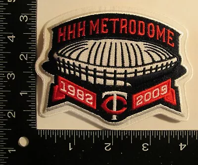 Minnesota Twins HHH Metrodome Commemorative Stadium Patch 2009  • $14.55