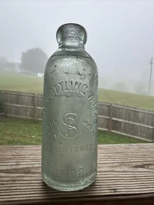 $25 • Buy Antique Old City Bottling Works Toledo Glass Bottle Cbw