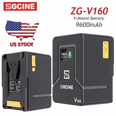 ZGCINE V160 9600mAh V-Mount Battery For Camera LED Light Monitor Smartphones • $114