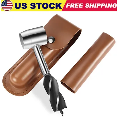 Manual Hand Auger Wrench Wood Drill Outdoor Survival Tool For Bushcraft Settlers • $12.59