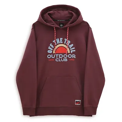 Vans Outdoor Club Logo Hoodie / Grape Red / RRP £64 • £27