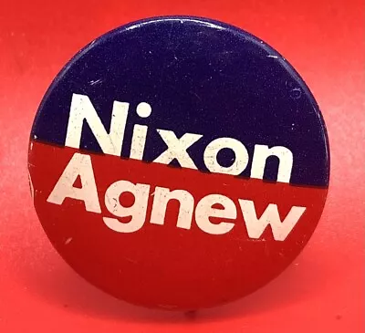 1972 Nixon Agnew Presidential Political Campaign Election Official Button Pin • $3.99