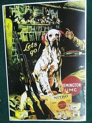 Remington Advertising Poster Shotgun Shells Nitro Express UMC • $7.50