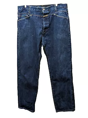 Marithe Francois Girbaud Jeans Tag 36 Button Fly Y2K 34/29 Reg Fit Blue • $40