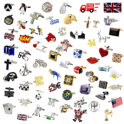 £4.99 • Buy Novelty Classic Sports Animal Cufflinks For All Occasions 183 Designs To Choose