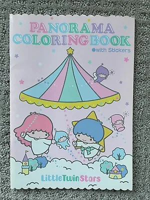 $24.99 • Buy NEW Vintage Little Twin Stars Panorama Coloring Book With Stickers Sanrio