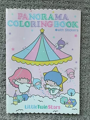 NEW Vintage Little Twin Stars Panorama Coloring Book With Stickers Sanrio • $29.99