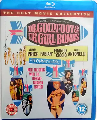 🆕 Dr Goldfoot & The Girl Bombs (mario Bava 1966) Blu-ray  • £6.95