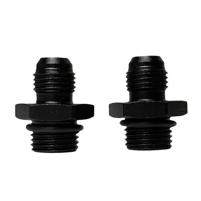 2 Pcs AN6 6AN Straight Male Flare To M16X1.5 Metric Fitting Adapter Aluminum • $9.99