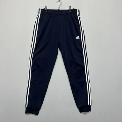 $29.95 • Buy Adidas 3S Warm Up Jogger Track Pant Men’s Tricot Athletic Bottoms Blue #106