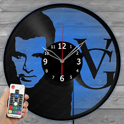 LED Vinyl Clock Vince Gill Light Vinyl Record Wall Clock Decor Home 5029 • $49.43
