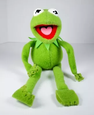 Vintage 1985 Muppets Kermit Doll Stuffed Plush Hasbro Softies 18  - Jim Henson • $34.99