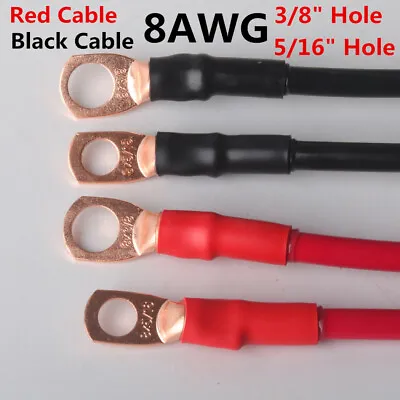 $8.99 • Buy 8 AWG Gauge Tinned Copper Battery Cable Power Wire Car, Marine, Inverter, RV