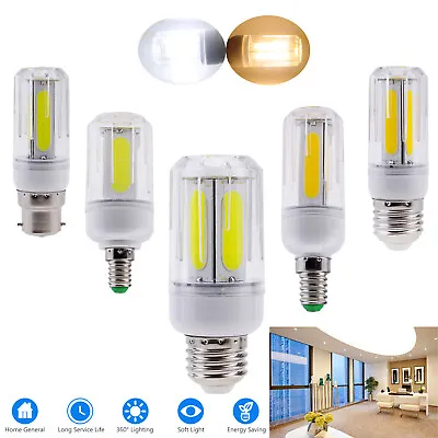 LED Corn COB Light Bulbs E26 E27 E14 E12 B22 12W 16W Bright Lamp Bulb For Home • $4.90