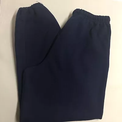 Vintage Jerzees Active Wear Premium Fit Sweatpants Color Blue Mens Sz X-Large   • $16.80