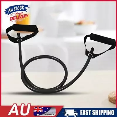 AU Resistance Bands With Handles Elastic Exercise Bands Exercise Cord (Black 30L • $8.45