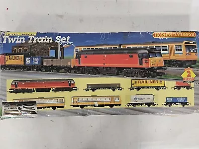 Hornby Train Set Vintage Electric Trains Rolling Stock Track R545 OO Gauge • £19