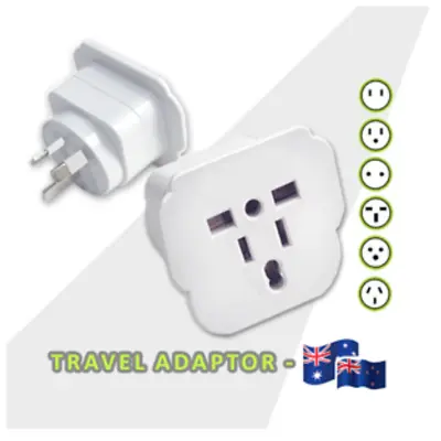 $14.90 • Buy Universal Travel Adapter Power Adaptor UK EU US CA Sockets To Plug AU Australia