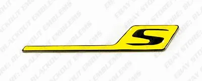 Black/Yellow Trunk Emblem Badge New For Mercedes-Benz C63 S AMG 4Matic W205 W206 • $29.99