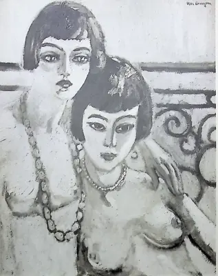 Kees Van Dongen:All Two Amies Engraving Signed 1925 • $109.90