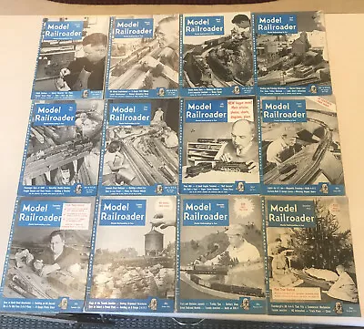 1952 Model Railroader Magazine FULL YEAR • $12