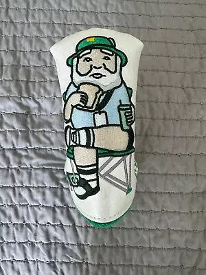 The Buck Club Blade White Leather Putter Headcover - Masters Gnome Edition • $99