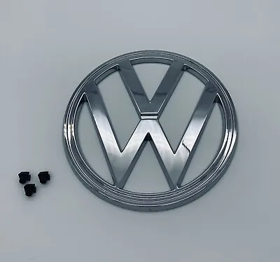 Vw Volkswagen Kombi Camper Bus Front Badge Emblem 73-79 With 3x Clips • $36.59