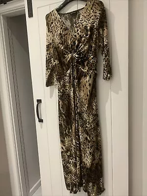 Ladies Kaleidoscope Animal Print Maxi Dress Size 20 Used • £6.99