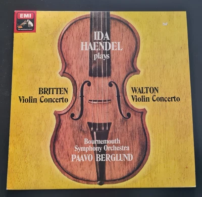 £60 • Buy ASD 3483 ED1 Ida Haendel Britten Walton Violin Concerto EMI Quad Excellent LP