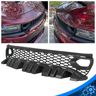 $35.50 • Buy For 2015-2021 Dodge Charger Rt Scat Pack Srt Style Front Mesh Grille W/ Air Duct