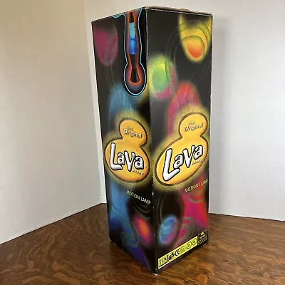 BOX ONLY Original Lava Lamp Motion Series 8403 Midnight Blue 19 X6.5  Square Y2K • $24.59