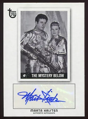  2013 Topps 75th Anniversary MARTA KRISTEN (Lost In Space) Pop Culture AUTOGRAPH • £24.99