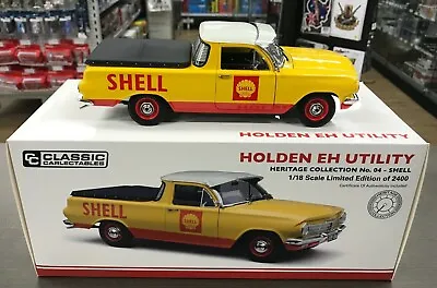 37867 HOLDEN EH UTILITY UTE SHELL HERITAGE COLLECTION No. 4 1:18 SCALE MODEL CAR • $289