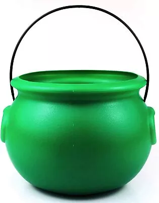 PMU Halloween Cauldron - Blow Mold Plastic Party Accessory Party Favors 8 Inch • $18.99