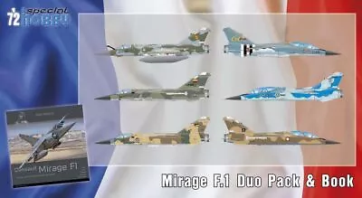 1/72 Special Hobby Mirage F.1 Duo Pack & Book Plastic Model Kit • $81.83