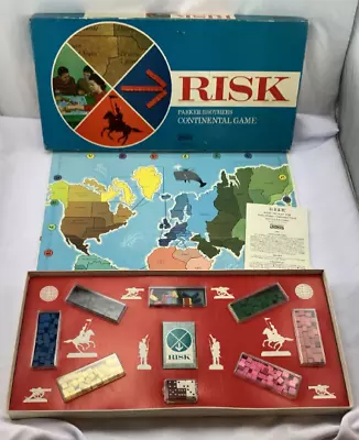 1968 Risk Game Parker Brothers Complete In Great Condition FREE SHIPPING • $44.99