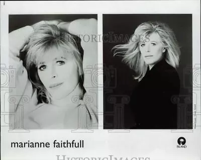 1995 Press Photo English Singer Marianne Faithfull Leader Of  British Invasion  • $20.88